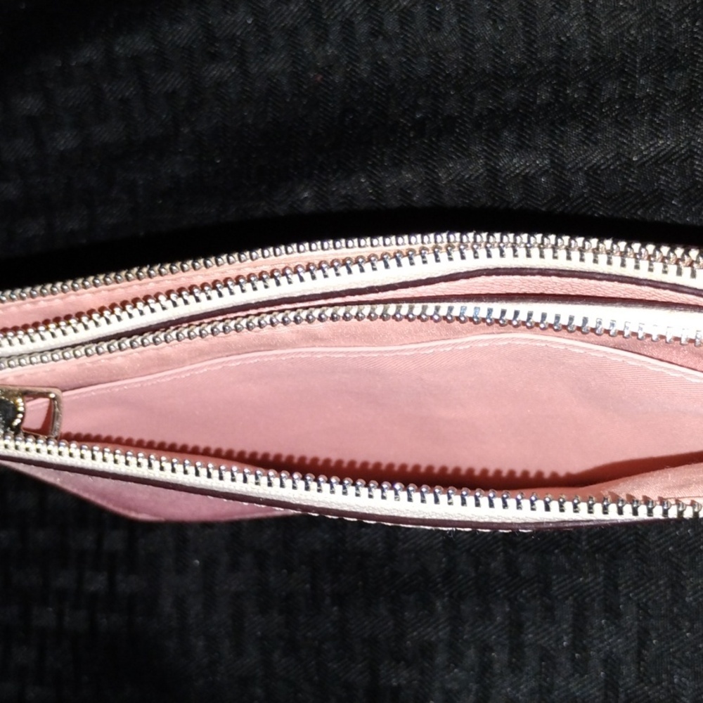 Coach White To Pink Gradient Leather Wristlet (Lightly Used) - Picture 4 of 7